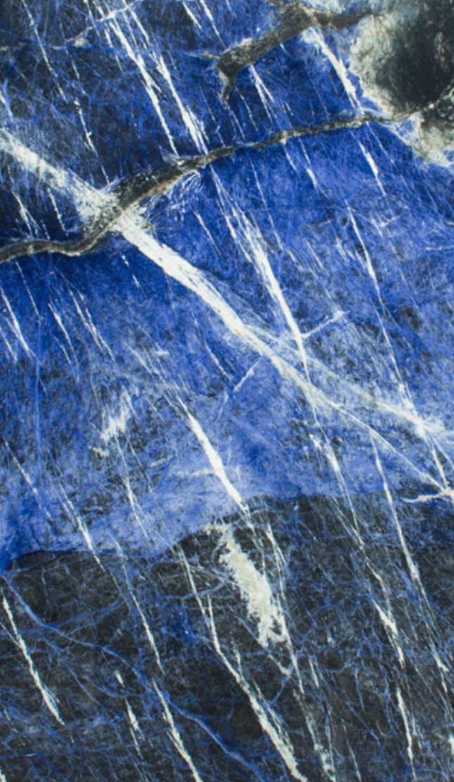 Sodalite Blu — dettaglio della superficie